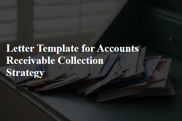 Letter Template For Accounts Receivable Collection Strategy