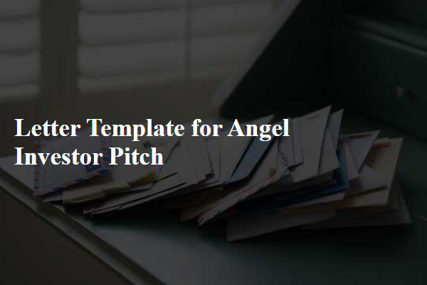 Letter Template For Angel Investor Pitch