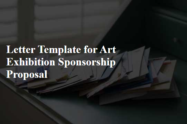 Letter Template For Art Exhibition Sponsorship Proposal