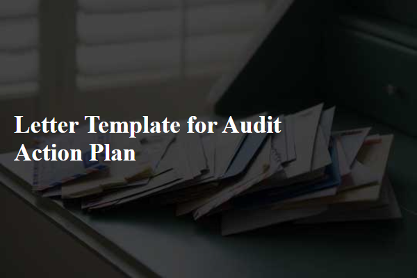 Letter Template For Audit Action Plan