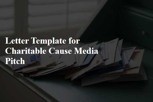 Letter Template For Charitable Cause Media Pitch