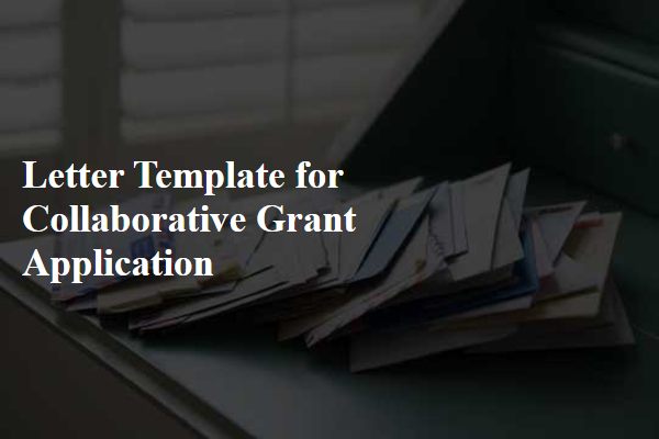 Letter Template For Collaborative Grant Application