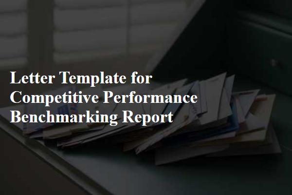 Letter Template For Competitive Performance Benchmarking Report