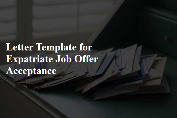 Letter Template For Expatriate Job Offer Acceptance