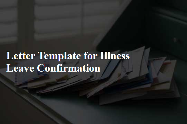 Letter Template For Illness Leave Confirmation