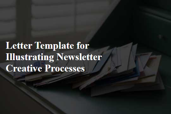 Letter Template For Illustrating Newsletter Creative Processes