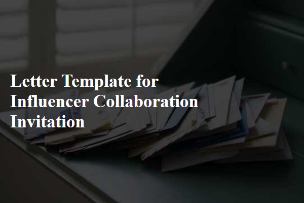 Letter Template For Influencer Collaboration Invitation