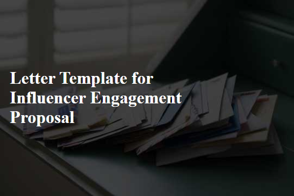 Letter Template For Influencer Engagement Proposal