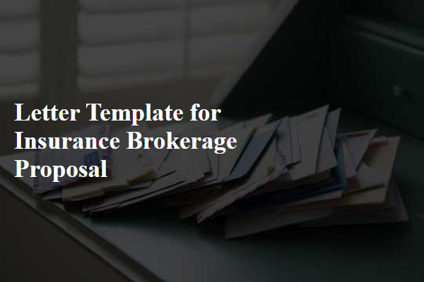 Letter Template For Insurance Brokerage Proposal