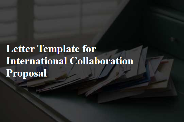 Letter Template For International Collaboration Proposal