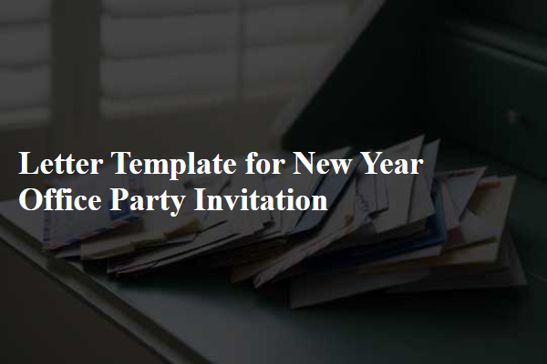 Letter Template For New Year Office Party Invitation