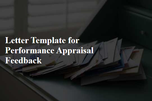 Letter Template For Performance Appraisal Feedback