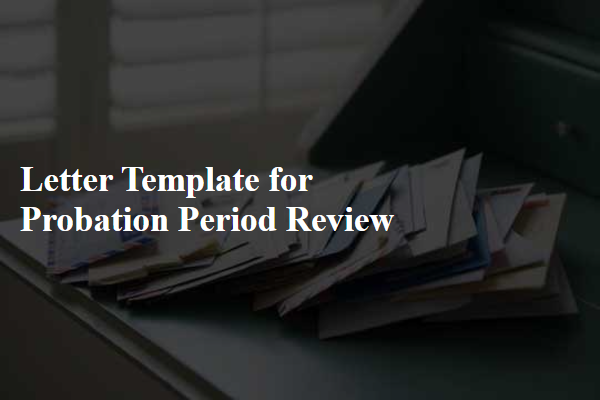 Letter Template For Probation Period Review