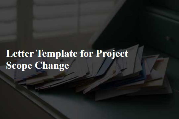 Letter Template For Project Scope Change