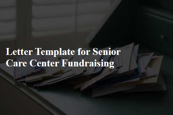 Letter Template For Senior Care Center Fundraising