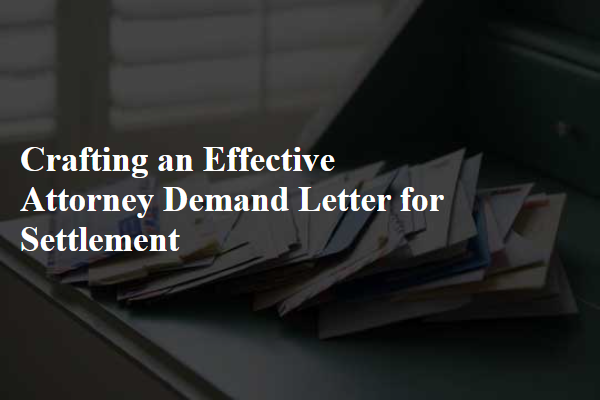 Crafting an Effective Attorney Demand Letter for Settlement