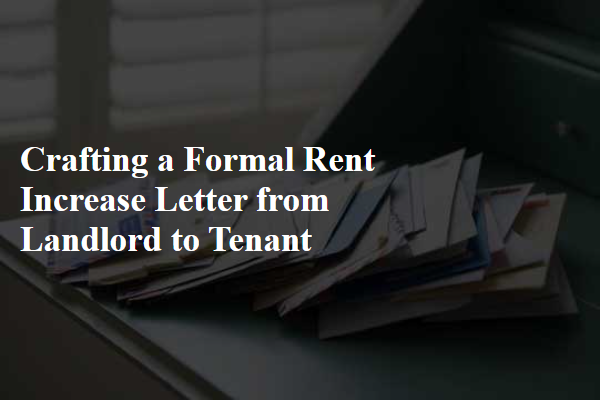Crafting a Formal Rent Increase Letter from Landlord to Tenant