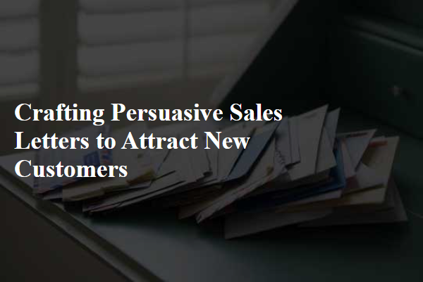 Crafting Persuasive Sales Letters to Attract New Customers