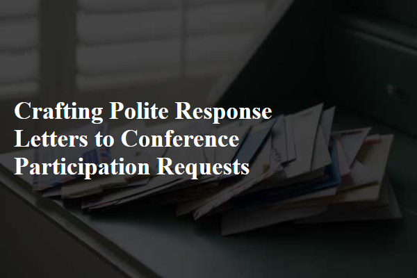 Crafting Polite Response Letters to Conference Participation Requests