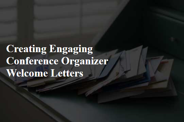 Creating Engaging Conference Organizer Welcome Letters