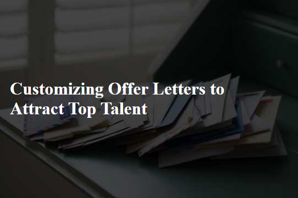 Customizing Offer Letters to Attract Top Talent