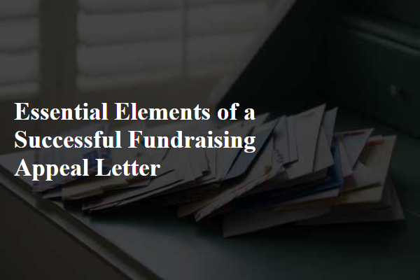 Essential Elements of a Successful Fundraising Appeal Letter