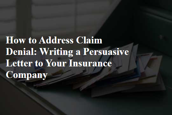 How to Address Claim Denial: Writing a Persuasive Letter to Your Insurance Company
