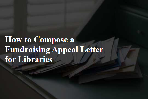 How to Compose a Fundraising Appeal Letter for Libraries