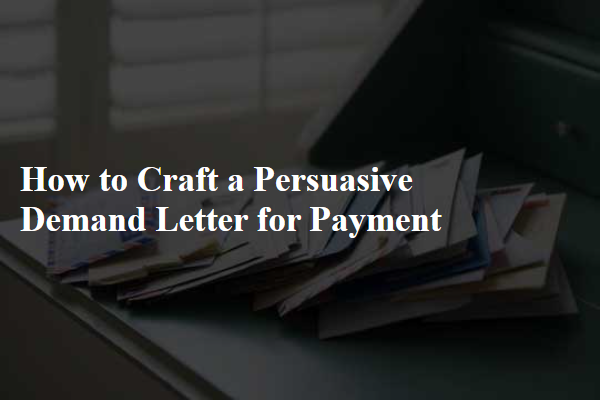 How to Craft a Persuasive Demand Letter for Payment