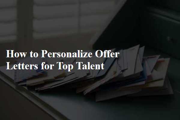 How to Personalize Offer Letters for Top Talent