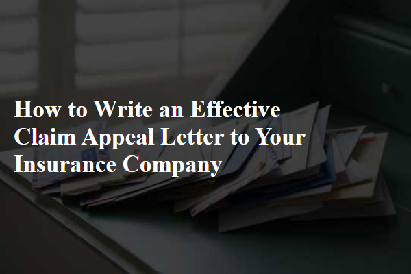 How to Write an Effective Claim Appeal Letter to Your Insurance Company