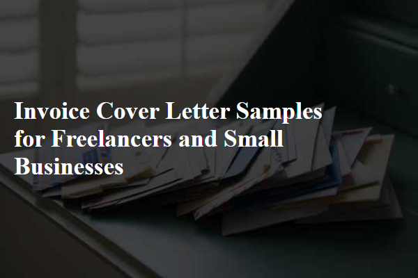 Invoice Cover Letter Samples for Freelancers and Small Businesses