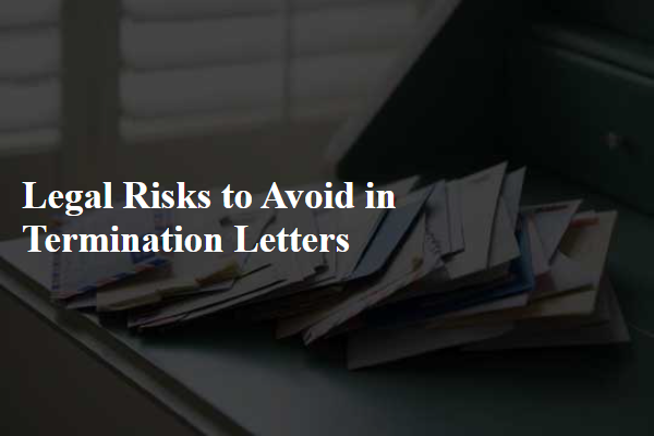 Legal Risks to Avoid in Termination Letters