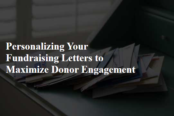 Personalizing Your Fundraising Letters to Maximize Donor Engagement