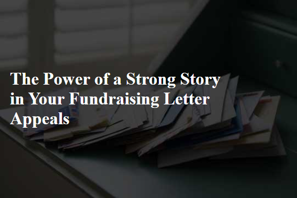 The Power of a Strong Story in Your Fundraising Letter Appeals