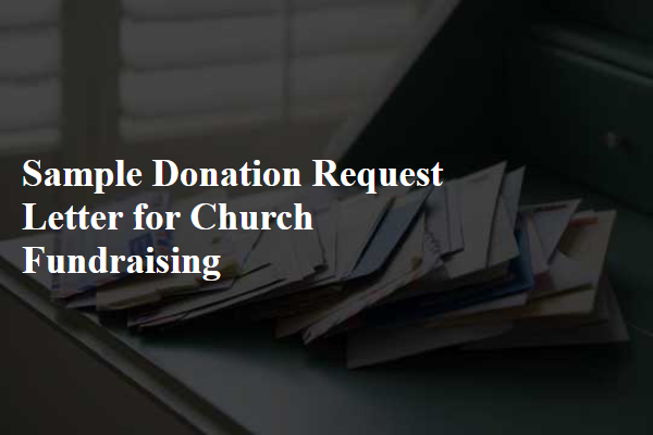 Sample Donation Request Letter for Church Fundraising