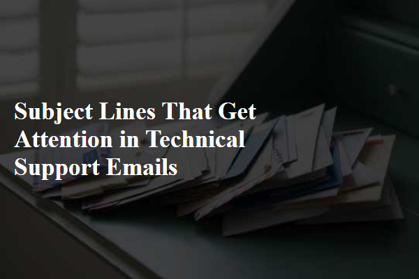 Subject Lines That Get Attention in Technical Support Emails