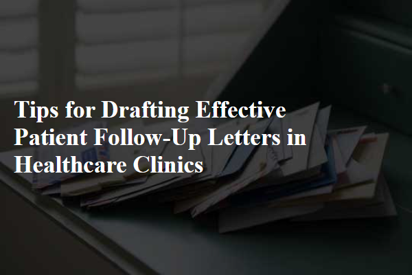 Tips for Drafting Effective Patient Follow-Up Letters in Healthcare Clinics