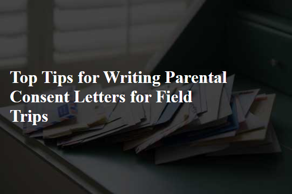 Top Tips for Writing Parental Consent Letters for Field Trips