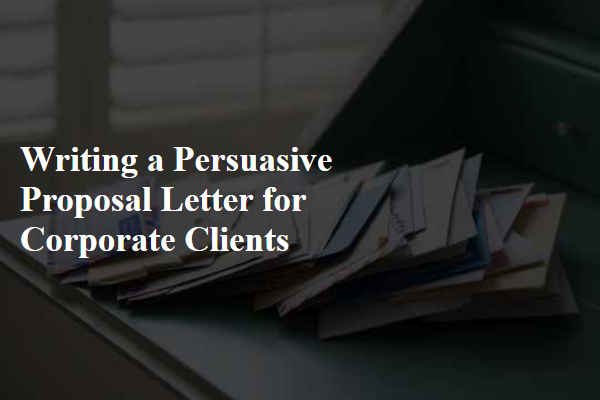 Writing a Persuasive Proposal Letter for Corporate Clients