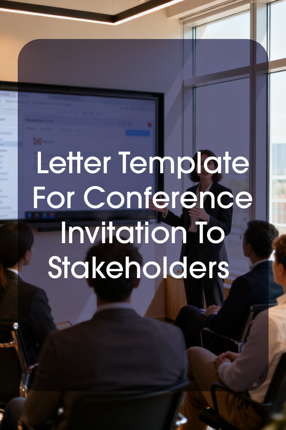 Letter Template For Conference Invitation To Stakeholders