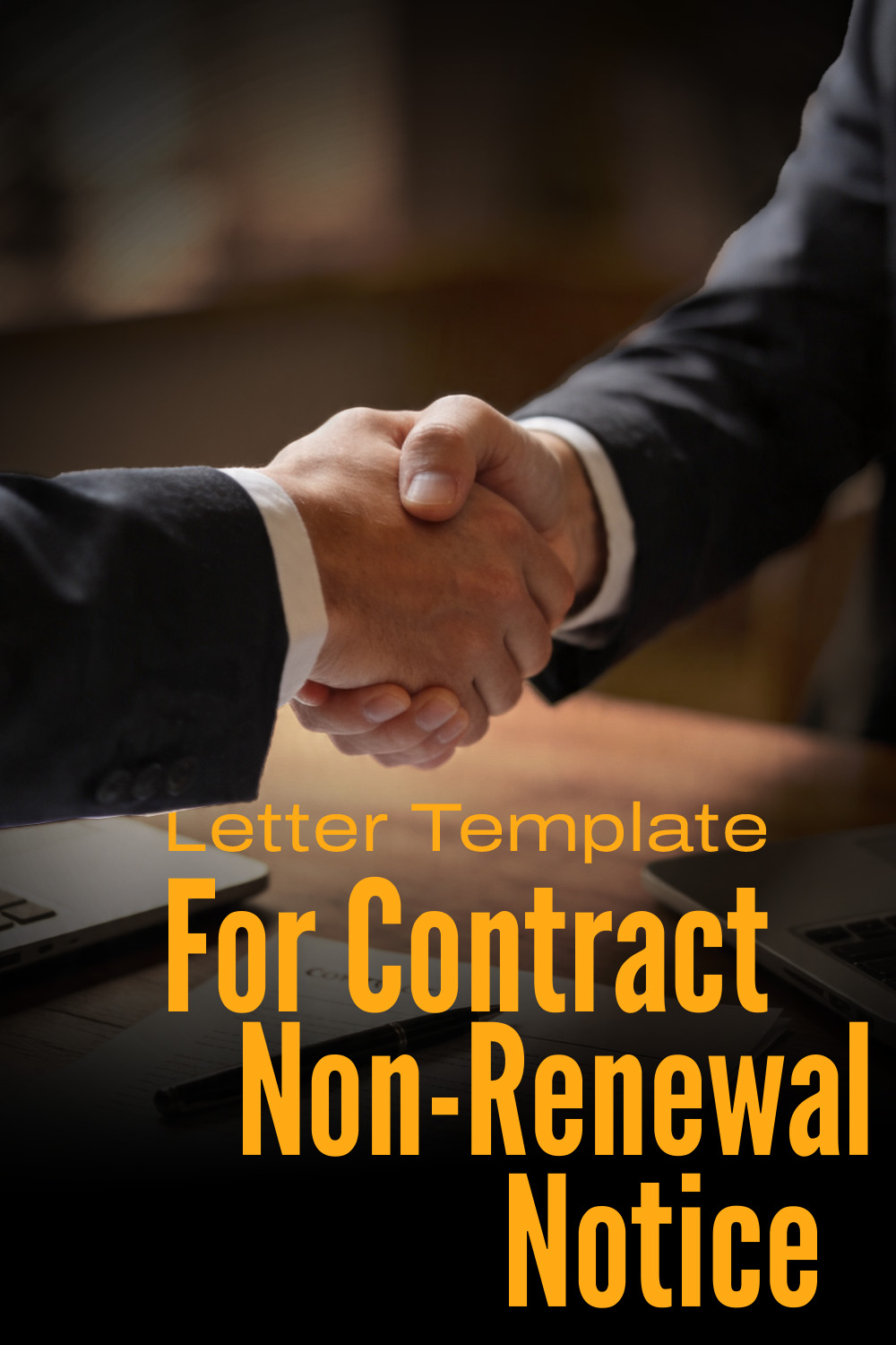 Letter Template For Contract Non-Renewal Notice