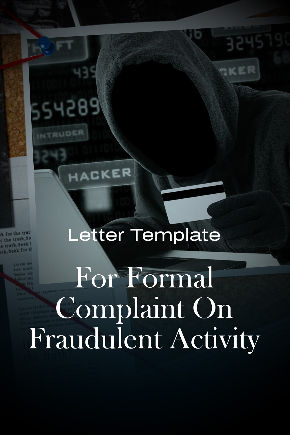 Letter Template For Formal Complaint On Fraudulent Activity