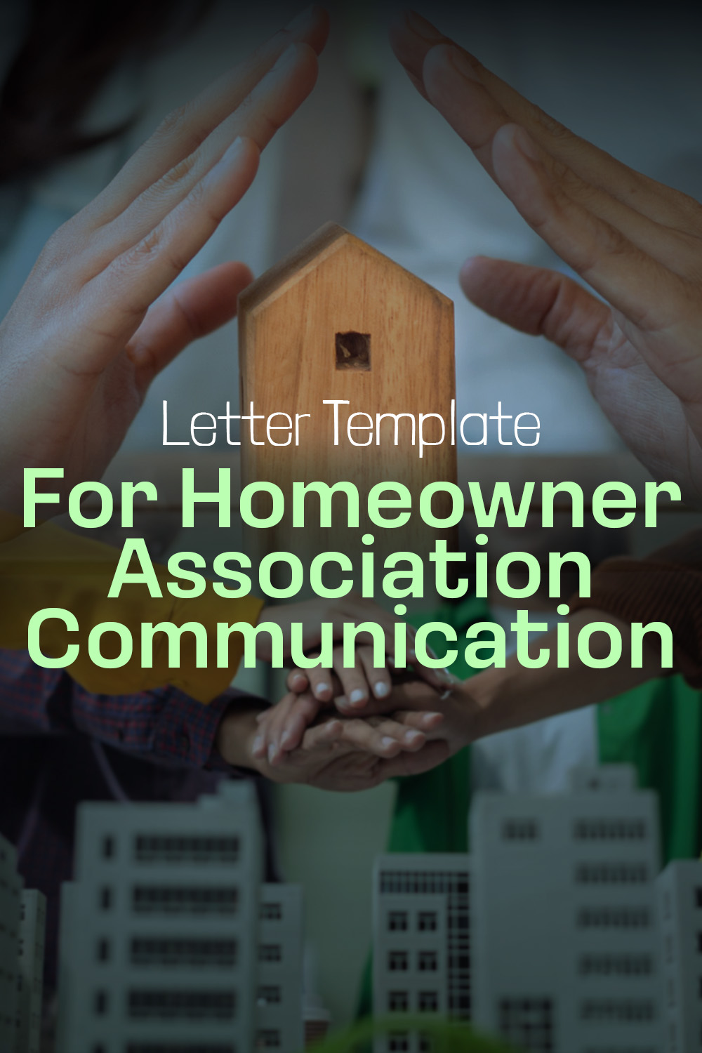 Letter Template For Homeowner Association Communication