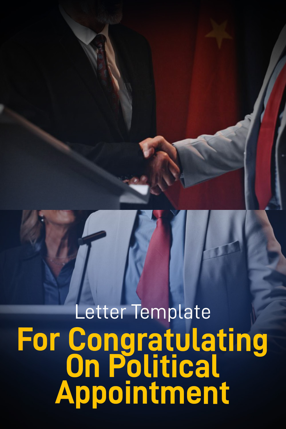 Letter Template For Congratulating On Political Appointment