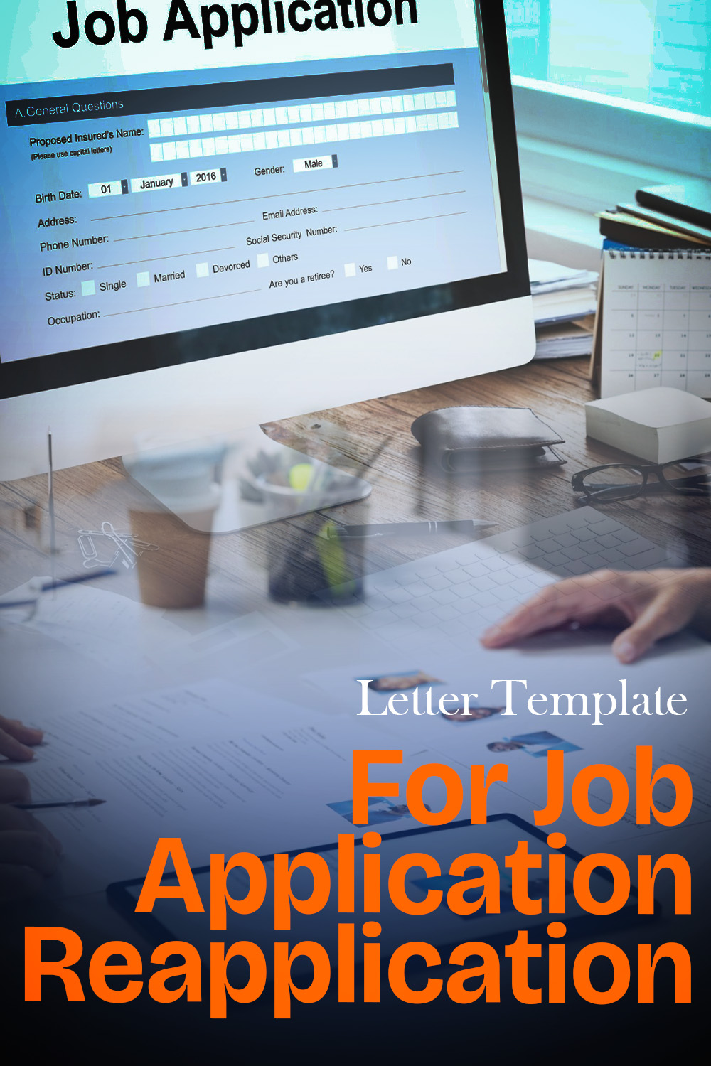 Letter Template For Job Application Reapplication
