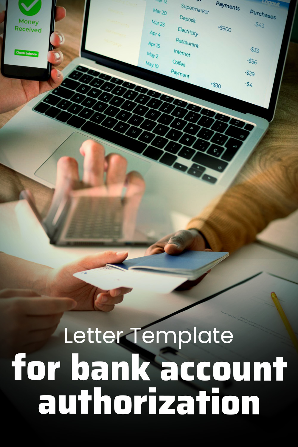 Letter Template For Bank Account Authorization