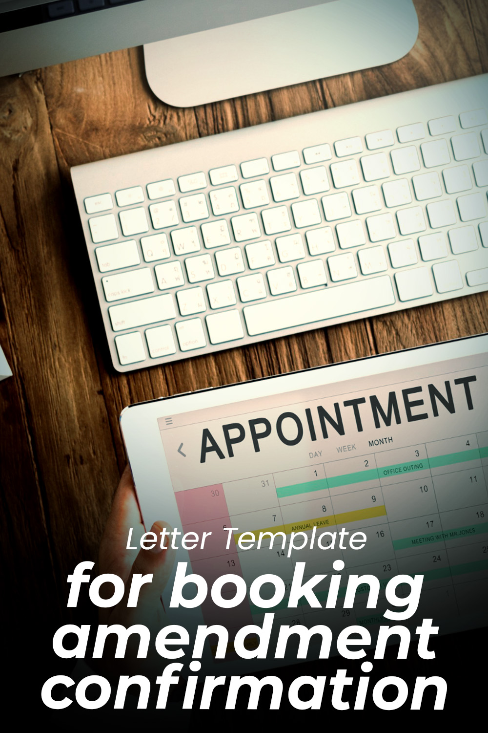 Letter Template For Booking Amendment Confirmation
