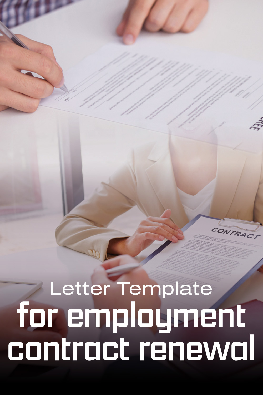 Letter Template For Employment Contract Renewal