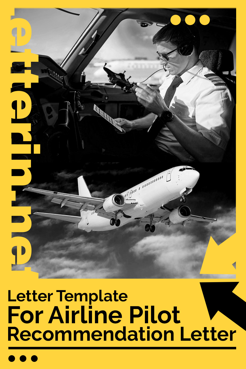 Letter Template For Airline Pilot Recommendation Letter